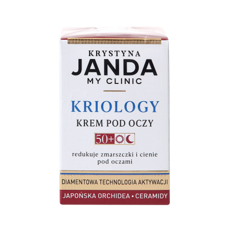 JANDA MY CLINIC KRIOLOGY Regenerujący krem pod oczy 50+ 15ml