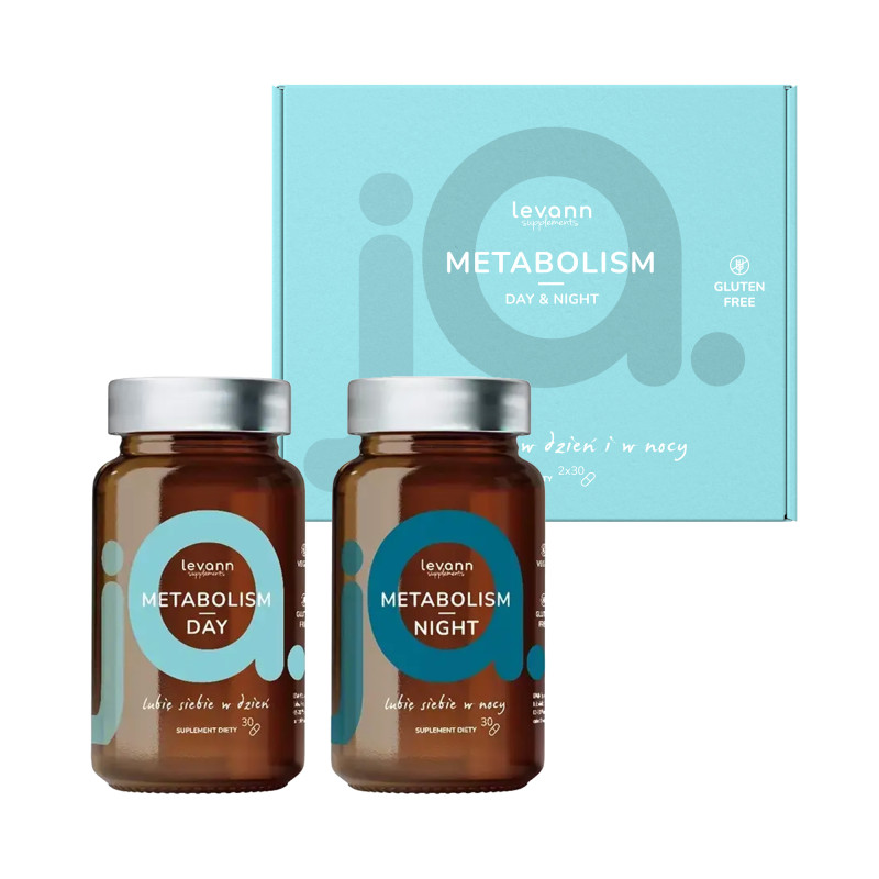 LEVANN “jA” DAY&NIGHT Suplement diety wspierający metabolizm 2x30 kapsułek