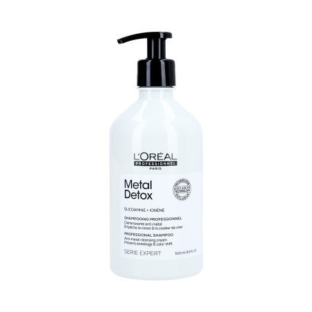 L’OREAL PROFESSIONNEL METAL DETOX Shampooing pour cheveux colorés 500ml - 1 L’OREAL PROFESSIONNEL METAL DETOX Shampooing pour cheveux colorés 500ml - 1