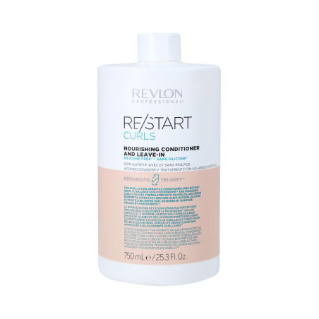 REVLON RE/START CURLS Nawilżająca odżywa do włosów o podwójnym działaniu 750ml - 1