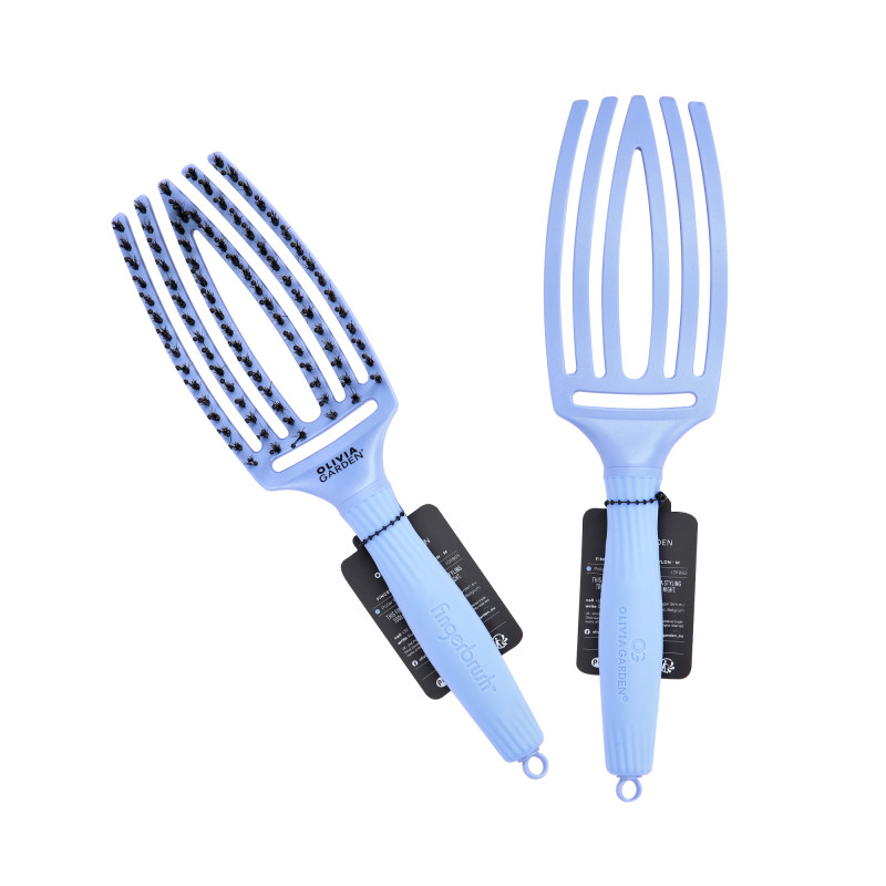 OLIVIA GARDEN FINGERBRUSH Szczotka do włosów Arctic Lights Polar Blue - 1