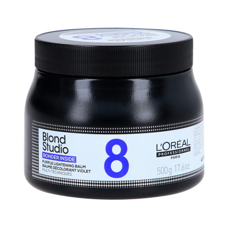 L'OREAL PROFESSIONNEL BLOND STUDIO BONDER INSIDE Fioletowy balsam rozjaśniający do 8 tonów 500g - 1