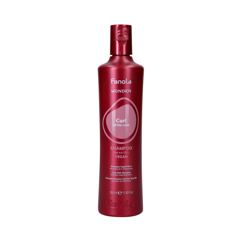 FANOLA WONDER CURL EXTRA CARE Wegański szampon do włosów kręconych 350ml - 1
