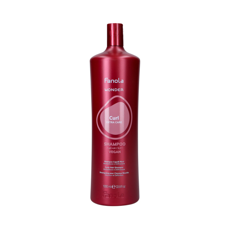 FANOLA WONDER CURL EXTRA CARE VEGAN Szampon do włosów kręconych i falowanych 1000ml - 1
