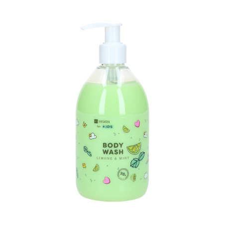 HISKIN FOR KIDS LIMONE&MINT Płyn do mycia ciała dla dzieci o zapachu limonki i mięty 400ml