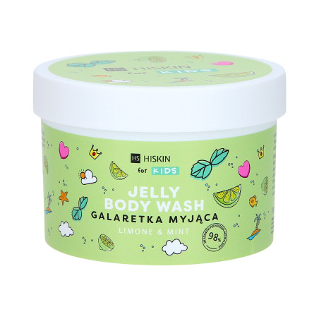 HISKIN FOR KIDS LIMONE&MINT Galaretka myjąca dla dzieci o zapachu limonki i mięty 150ml