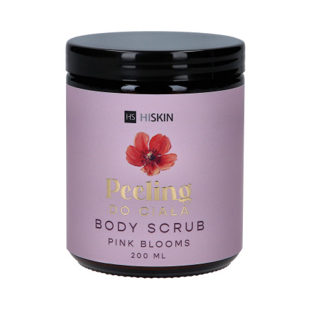 HISKIN PINK BLOOMS PEONY & ROSE Zucker-Körperpeeling 200ml