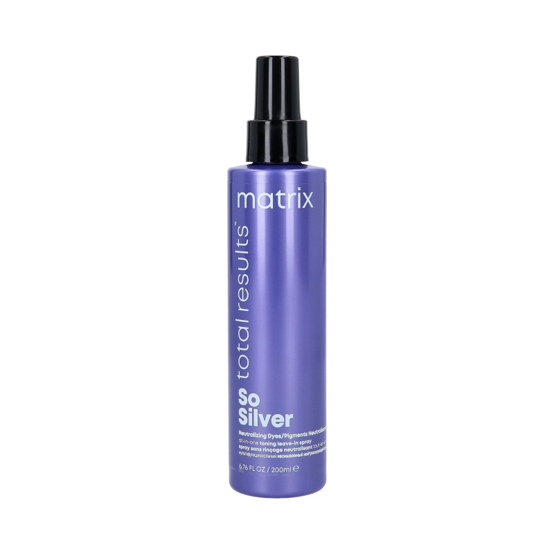 MATRIX TOTAL RESULTS COLOR OBSESSED SO SILVER Neutralizujący spray do włosów blond i siwych 200ml - 1