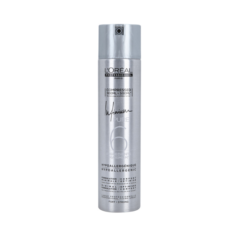 L'OREAL PROFESSIONNEL INFINIUM PURE STRONG Mocny lakier do włosów 300ml - 1