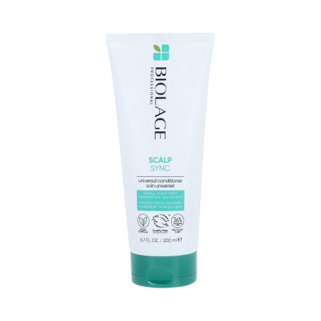BIOLAGE SCALPSYNC Uniwersalna odżywka do każdego rodzaju włosów i skóry głowy 200ml - 1