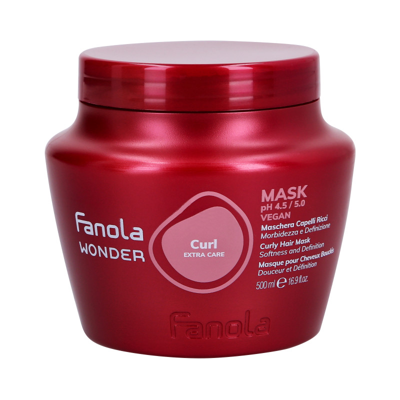 FANOLA WONDER CURL EXTRA CARE Intensywnie odżywiająca maska do włosów kręconych 500ml - 1