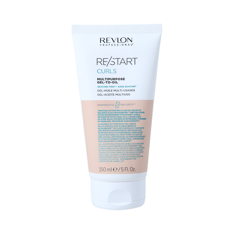 REVLON RE/START CURLS OIL Feuchtigkeitsspendendes Styling-Gelöl für lockiges Haar 150ml