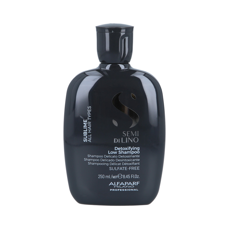 ALFAPARF SEMI DI LINO SUBLIME Oczyszczająco-detoksykujący szampon dla każdego rodzaju włosów 250ml - 1