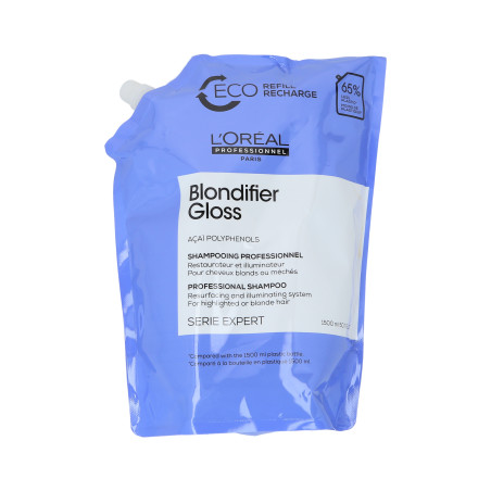 L’OREAL PROFESSIONNEL BLONDIFIER GLOSS REFILL Szampon do włosów blond 1500ml - 1 L’OREAL PROFESSIONNEL BLONDIFIER GLOSS REFILL Szampon do włosów blond 1500ml - 1