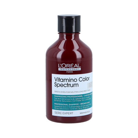 L’OREAL PROFESSIONNEL VITAMINO COLOR SPECTRUM Neutralizujący zielony szampon do włosów brązowych 300ml - 1