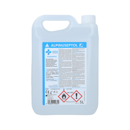 ALPINUS MEDICA ALPINUSEPTOL NEUTRAL Liquido per la disinfezione di superfici e attrezzature di centri estetici e medici 5000ml - ALPINUS MEDICA ALPINUSEPTOL NEUTRAL Liquido per la disinfezione di superfici e attrezzature di centri estetici e medici 5000ml -