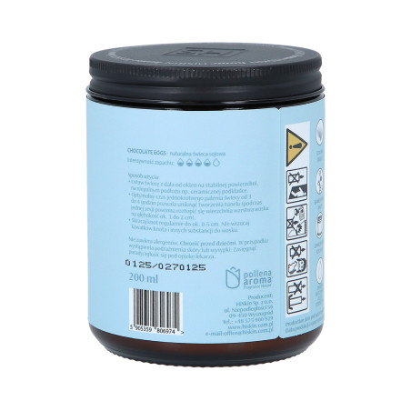 HISKIN HOME HAPPY EASTER Świeca sojowa o zapachu Chocolate Eggs 200ml
