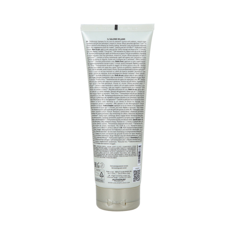 ALFAPARF IL SALONE MILANO SCALP SYSTEM PURIFY Przeciwłupieżowy szampon do włosów 250ml - 2