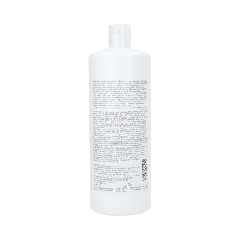 WELLA PROFESSIONALS NUTRICURLS Waves Szampon do włosów falowanych 1000ml - 2