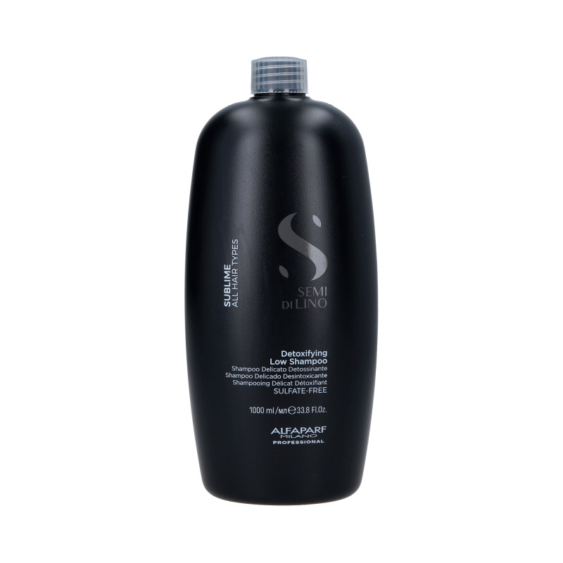 ALFAPARF SEMI DI LINO SUBLIME Shampoo detergente e detossinante per tutti i tipi di capelli 1000ml - 1