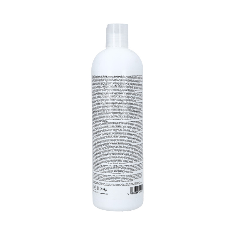 KALLOS PLEX NO YELLOW Fioletowy szampon do włosów blond kompleksem protein roślinnych i peptydów 500ml - 2