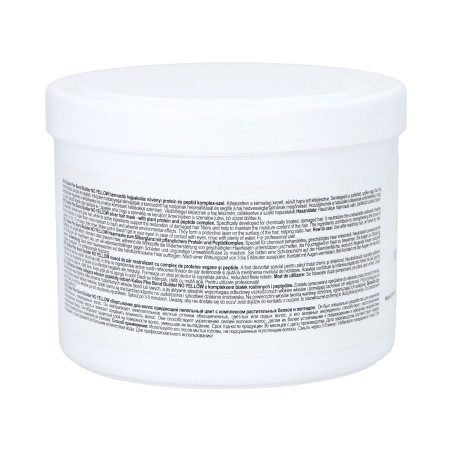 KALLOS PLEX NO YELLOW Maska do włosów blond z kompleksem protein roślinnych i peptydów 500ml - 3