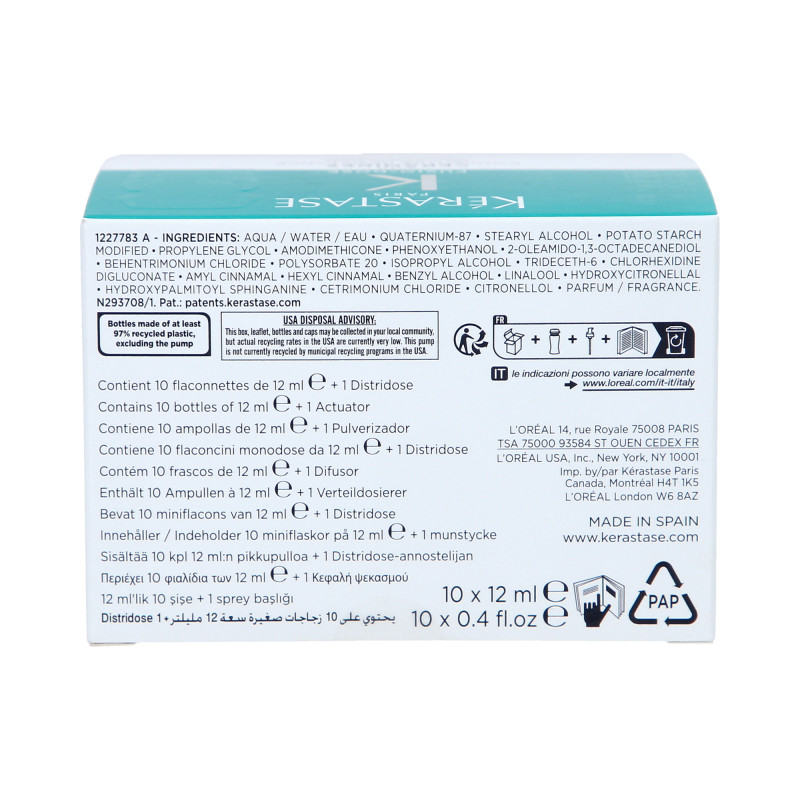 KÉRASTASE FUSIO-DOSE CONCENTRE RESISTANCE CERAMIDES Ampułki do włosów zniszczonych 10x12ml - 5