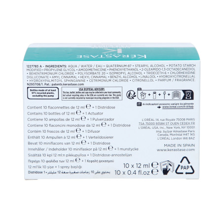 KÉRASTASE FUSIO-DOSE CONCENTRE RESISTANCE CERAMIDES Ampułki do włosów zniszczonych 10x12ml - 5