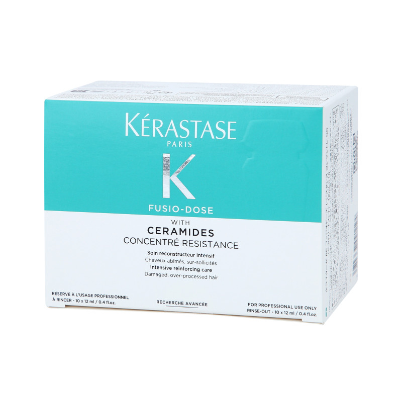 KÉRASTASE FUSIO-DOSE CONCENTRE RESISTANCE CERAMIDES Ampułki do włosów zniszczonych 10x12ml - 2