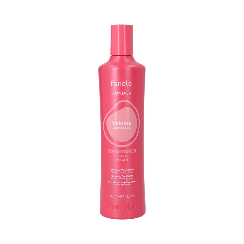 FANOLA WONDER VOLUME EXTRA CARE Wegańska odżywka nadająca objętość i gęstość 350ml - 1