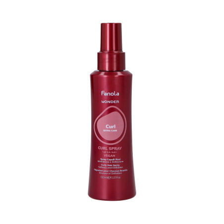 FANOLA WONDER CURL EXTRA CARE Wegański aktywujący spray do włosów kręconych 150ml - 1