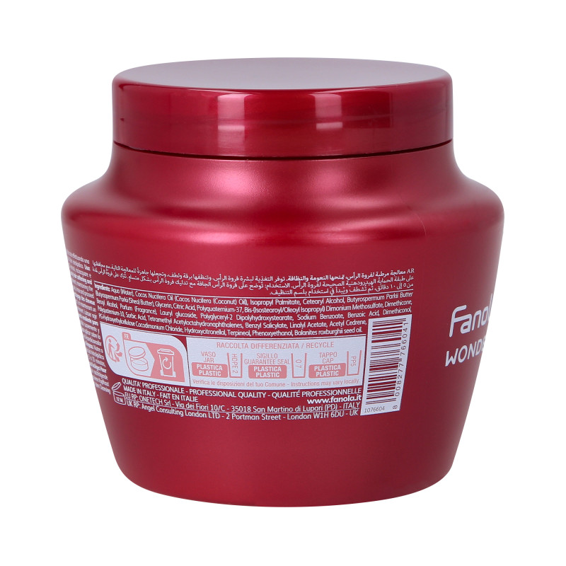 FANOLA WONDER CURL EXTRA CARE Wegańska kuracja do włosów kręconych przed myciem 500ml - 3