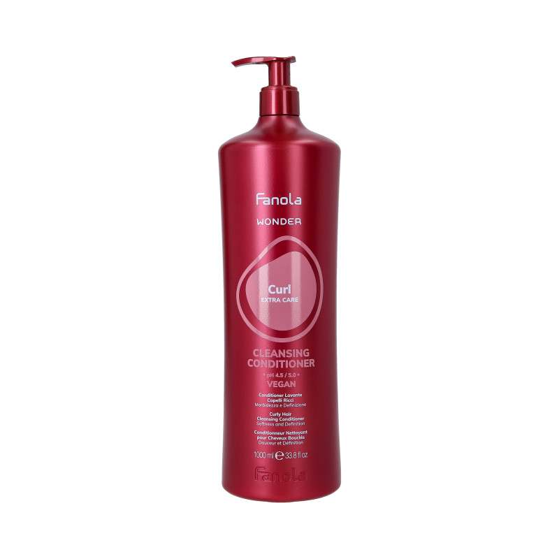 FANOLA WONDER CURL EXTRA CARE Wegańska odżywka oczyszczająca do włosów kręconych 1000ml - 1