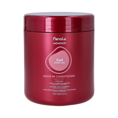 FANOLA WONDER CURL EXTRA CARE Wegańska odżywka do włosów kręconych bez spłukania 1000ml - 1