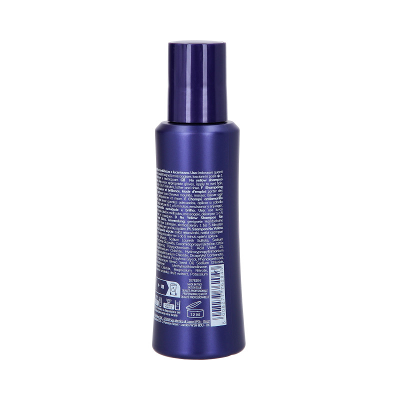 FANOLA WONDER NO YELLOW EXTRA CARE Wegański szampon neutralizujący do włosów blond 100ml
