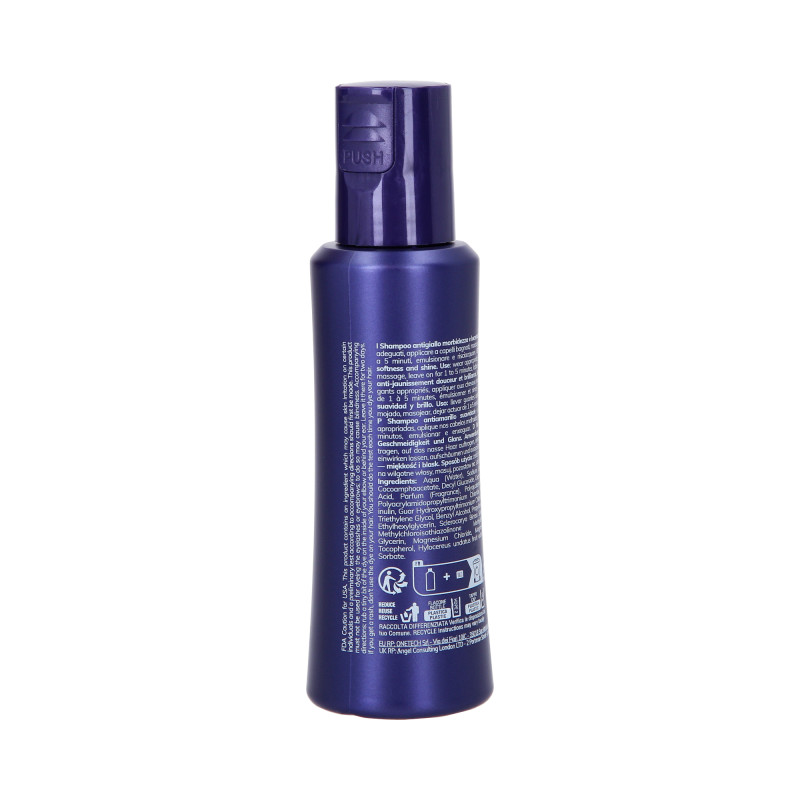 FANOLA WONDER NO YELLOW EXTRA CARE Wegański szampon neutralizujący do włosów blond 100ml
