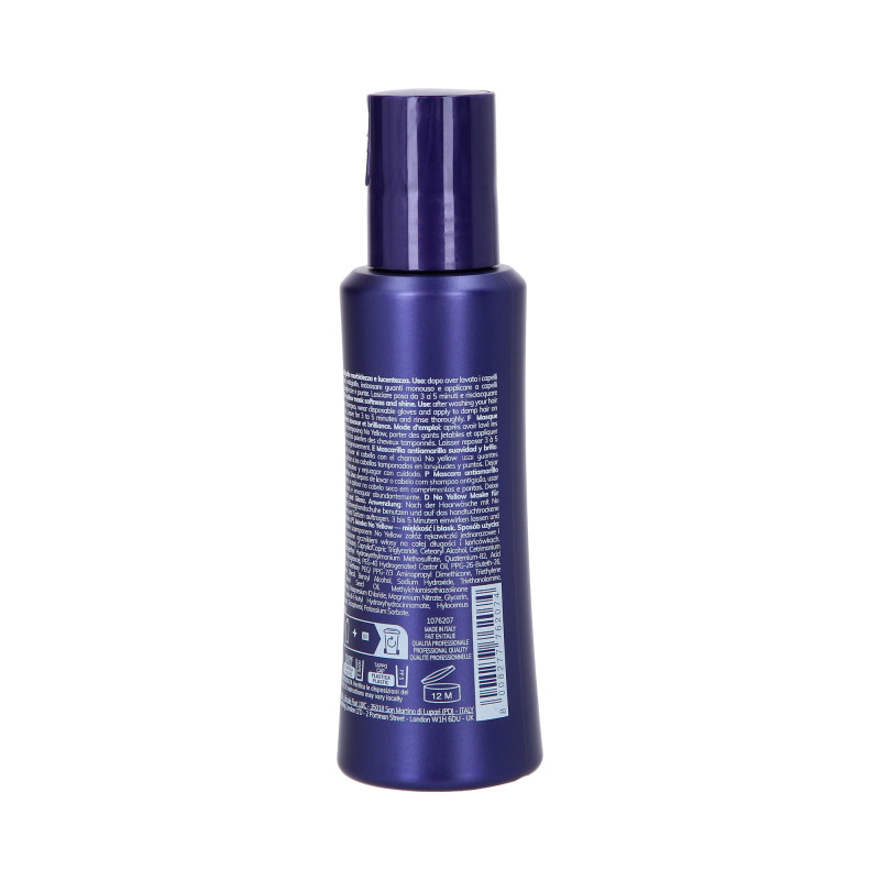 FANOLA WONDER NO YELLOW EXTRA CARE Vegane Neutralisierungsmaske für blondes Haar 100ml - 2
