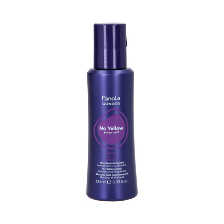 FANOLA WONDER NO YELLOW EXTRA CARE Vegane Neutralisierungsmaske für blondes Haar 100ml - 1