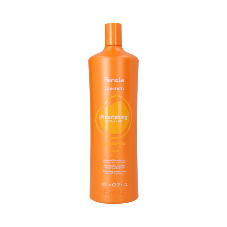 FANOLA WONDER NOURISHING EXTRA CARE Veganes Pflegeshampoo für trockenes und strapaziertes Haar 1000ml - 1