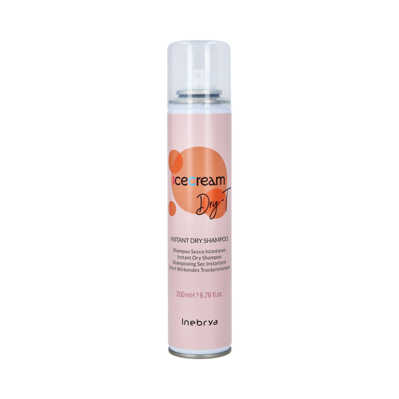 INEBRYA ICE CREAM DRY-T INSTANT Suchy szampon do każdego rodzaju włosów 200ml - 1