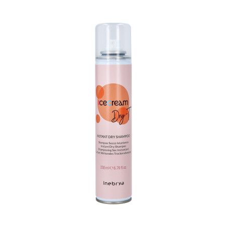 INEBRYA ICE CREAM DRY-T INSTANT Suchy szampon do każdego rodzaju włosów 200ml - 1 INEBRYA ICE CREAM DRY-T INSTANT Suchy szampon do każdego rodzaju włosów 200ml - 1