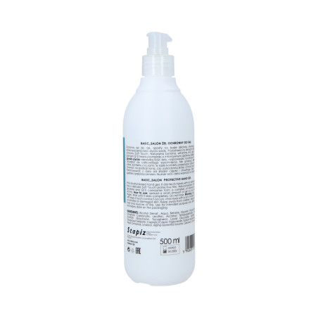 STAPIZ BASIC_SALON Gel mani protettivo e disinfettante 500ml - 2