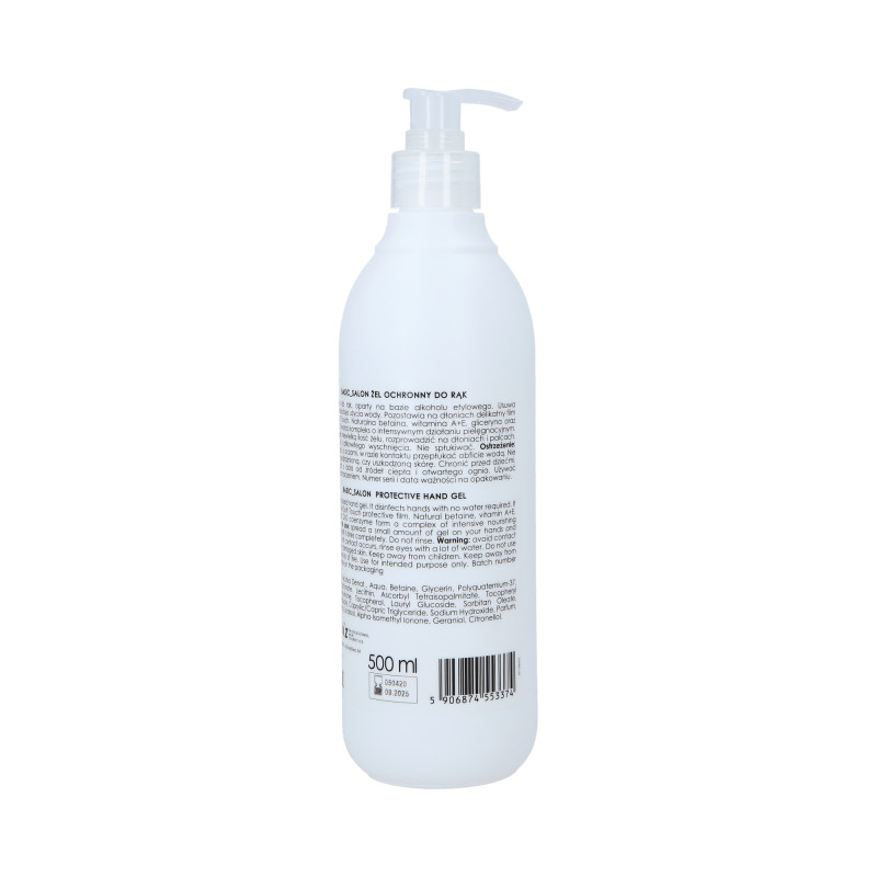 STAPIZ BASIC_SALON Gel mani protettivo e disinfettante 500ml - 3