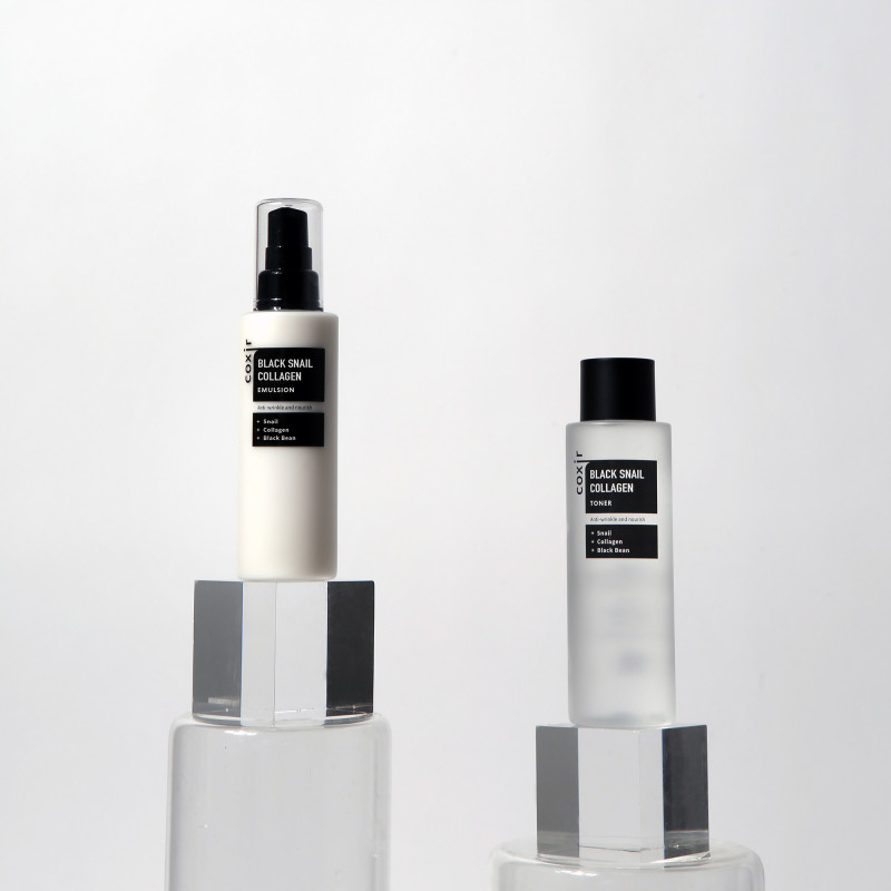 COXIR BLACK SNAIL COLLAGEN LINE Regenerująca emulsja z mucyną ślimaka i kolagenem 100ml - 2