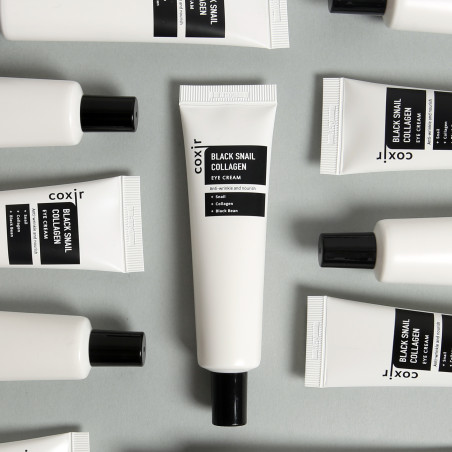 COXIR BLACK SNAIL COLLAGEN LINE Przeciwzmarszczkowy krem pod oczy z mucyną ślimaka i kolagenem 30ml - 2