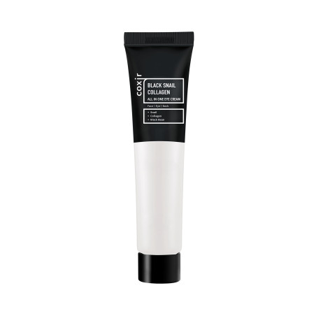COXIR BLACK SNAIL COLLAGEN LINE Crema contorno occhi multifunzionale anti-età con bava di lumaca e collagene 30ml