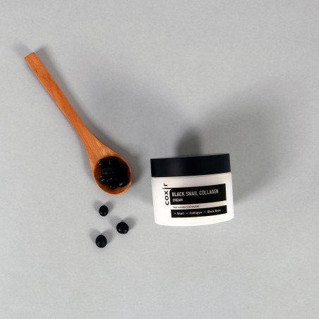 COXIR BLACK SNAIL COLLAGEN LINE Przeciwzmarszczkowy krem z mucyną ślimaka i kolagenem 30ml - 2