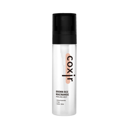 COXIR RICE LINE Nawilżająca mgiełka peelingująca z niacynamidem i brązowym ryżem 80ml - 1 COXIR RICE LINE Nawilżająca mgiełka peelingująca z niacynamidem i brązowym ryżem 80ml - 1