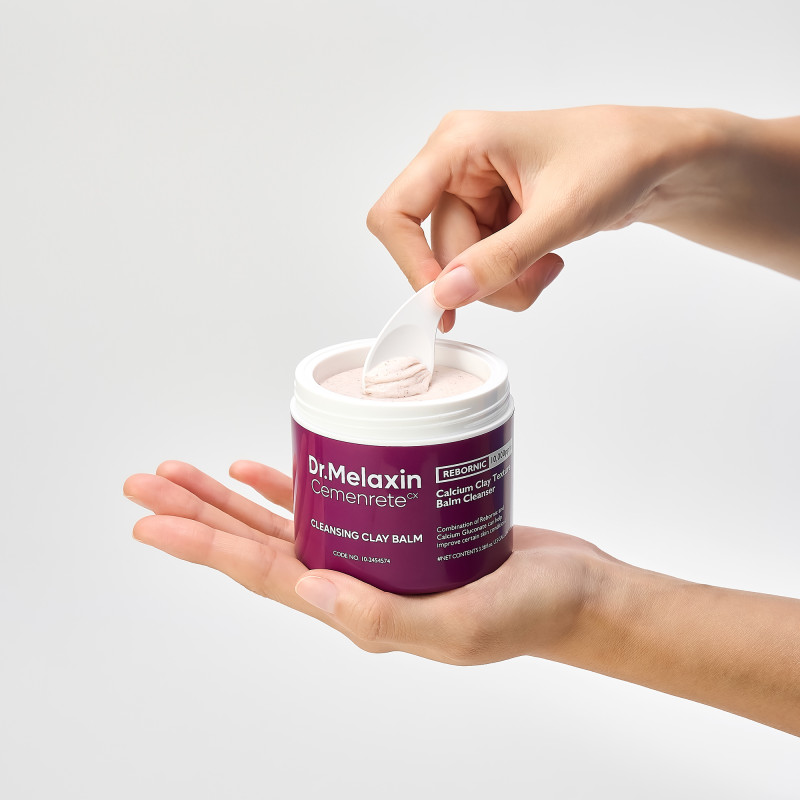 DR.MELAXIN CEMENRETE LINE Oczyszczający balsam glinkowy do demakijażu i pielęgnacji skóry 100ml - 2