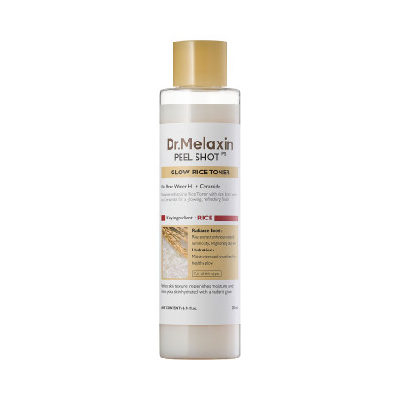 DR.MELAXIN PEEL SHOT LINE Rozświetlający tonik z ekstraktem z białego ryżu 200ml